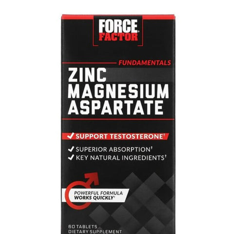 Force Factor, Zinc Magnesium Aspartate