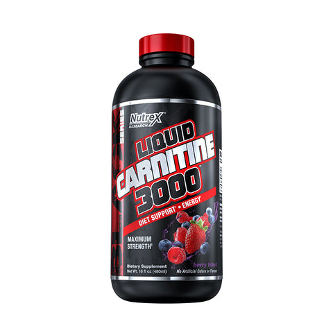 Nutrex Research, Liquid Carnitine 3000, Berry Blast